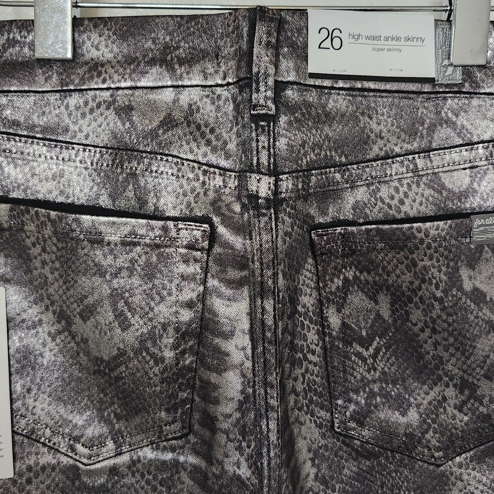 7 For All Mankind High Waist Ankle Skinny - Picture 4 of 8